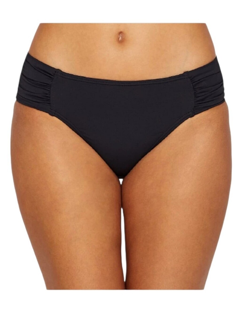 NWT Tommy Bahama Women's Black‎ Ruched Side Bikini Bottom XL